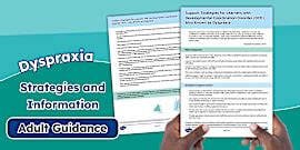 Dyspraxia Poster for Classroom Inclusion