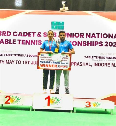 Rising table tennis star Prisha Goel aims for the sky after U13 ...