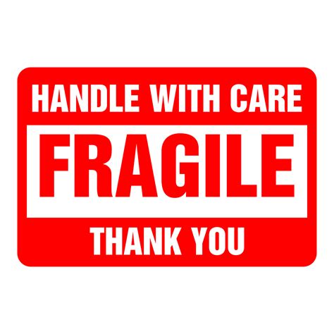 Image result for Fragile Sticker Label
