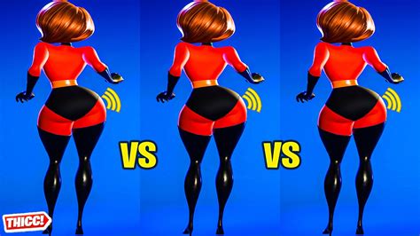 Fortnite Mrs Incredible Skin Party Hips 1 Hour Version! Thicc 🍑😘Hot New ...