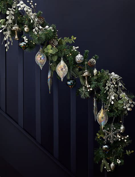 Buy 3pk Iridescent Glass Baubles at Marks & Spencer