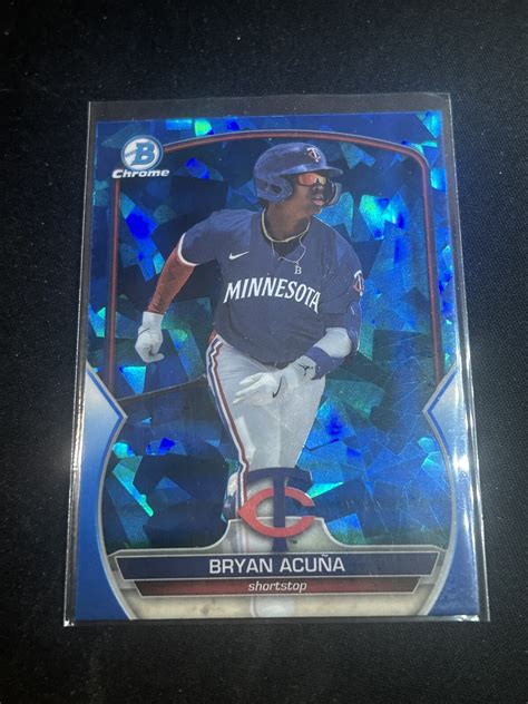 2023 Bowman Chrome Draft Sapphire Edition - Bryan Acuna #BDC-39 (RC ...