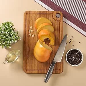 Buy Utopia Choice Reversible Chopping Board |Wooden Chopping Board for ...