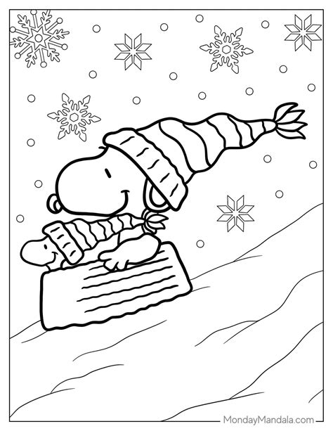 Snoopy Coloring Sheets