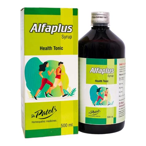 Buy Dr Patel's Set of 2 Homeopathic Alfaplus Syrup- Health Tonic ...