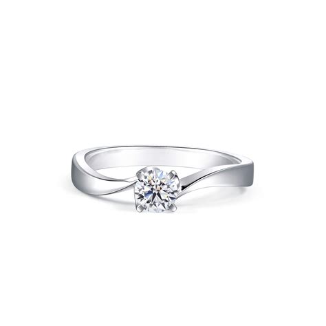 PROMESSA - 'As One' 18K White Gold Diamond Ring | 70812R(~0.060 tael ...