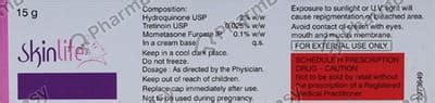 Skinlite Tube Of 15gm Cream: Uses, Side Effects, Price & Dosage | PharmEasy