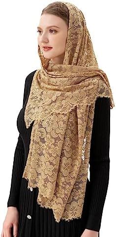 PAMOR Women Rectangular Chapel Veil Scarf Catholic India | Ubuy