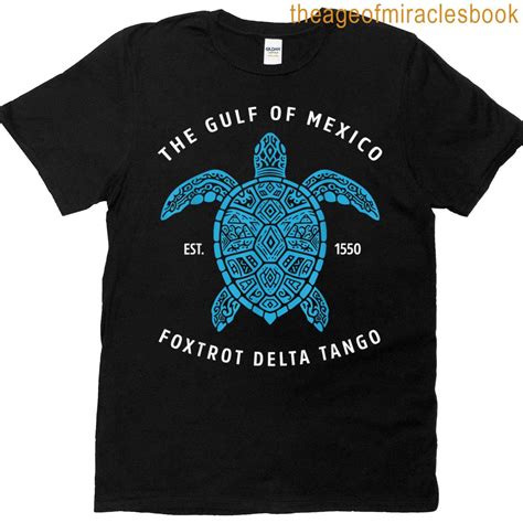 Sea Turtle Gulf Of Mexico Foxtrot Delta Tango T-shirt