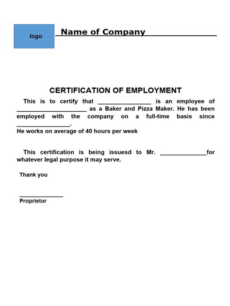 Sample Labor Certification Add 的图像结果