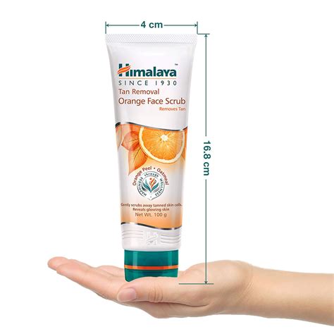 Himalaya Tan Removal Orange Face Scrub - Reveals Glowing Skin ...