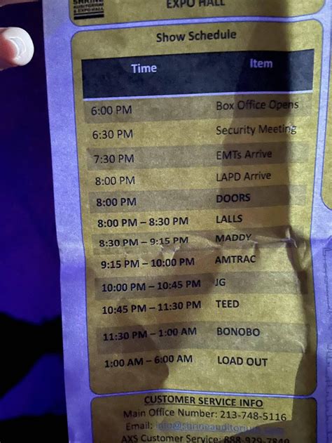 Shrine LA official set times : r/Bonobo