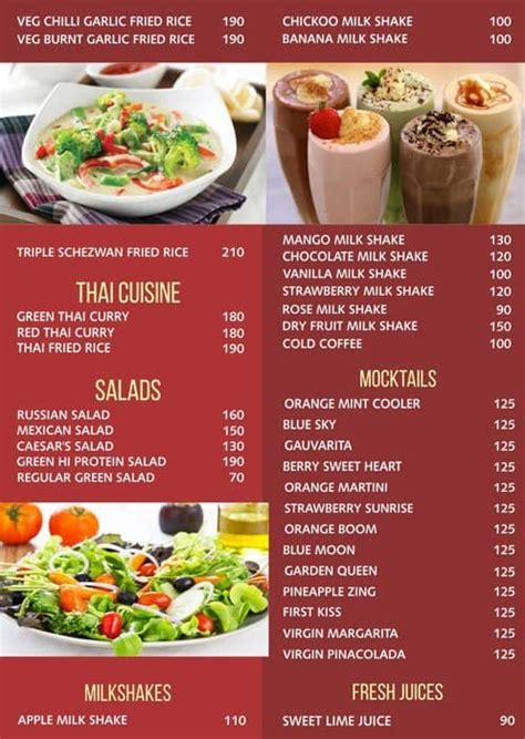 Menu of Sadhguru's Veggie Delight, Kamothe, Panvel, Mumbai | June 2022