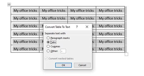 Image result for MS Word Splittable Vertically