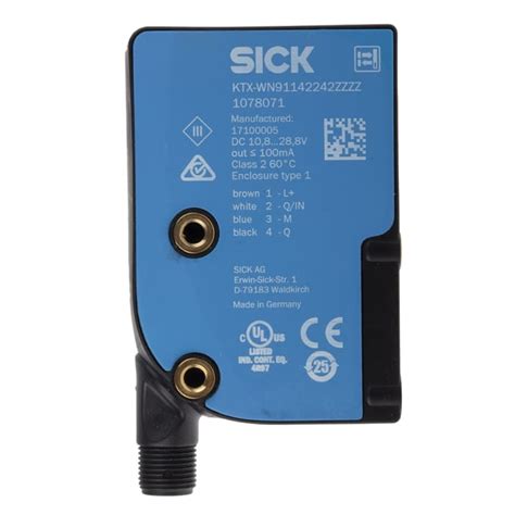 KTX-WN91142242ZZZZZZZZZZZZZZZ1 SICK | SICK Contrast Sensors 13 mm, RGB ...