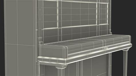 3D Red Upright Piano Rigged For Cinema 4D - TurboSquid 2407493