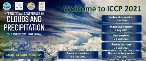 International Conference on Clouds and Precipitation 2 to 6 August 2021 ...