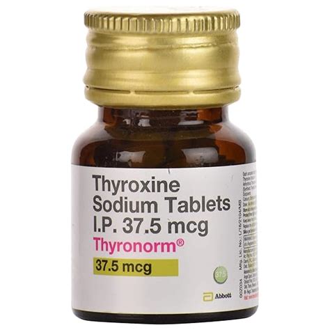 Thyronorm 37.5 - Bottle of 120 Tablets : Amazon.in