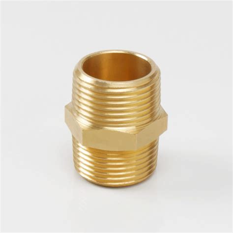 Buy BathAce Solid Brass Hex Nipples , Thread-Good Airtightness, Heavy ...