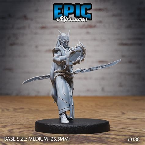 Elf Dragon Fanatic Miniature Elf Dragonclaw Cultist for D&D 5e ...