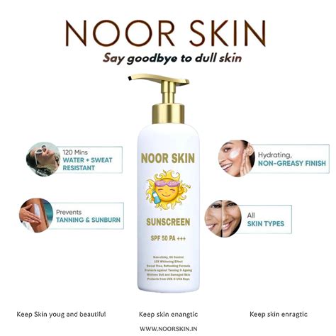Noor Skin Sunscreen – The Perfect Balance of SPF and Glow