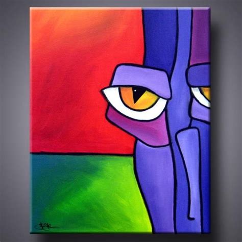 Art 'Simple - F658' - by Thomas C. Fedro from Faces | Original abstract ...
