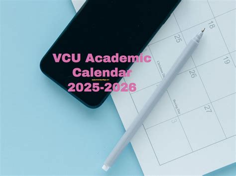 Vcu Fall 2026 Calendar - Free Printable Calendar