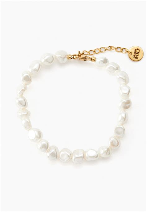 Браслет Mr&Mrs Wolf, цвет: белый, MP002XW1K1U7 — купить в интернет-магазине Lamoda