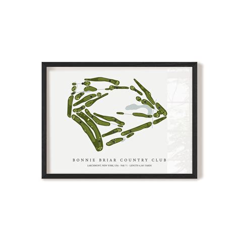 Bonnie Briar Country Club | Golf Course Map