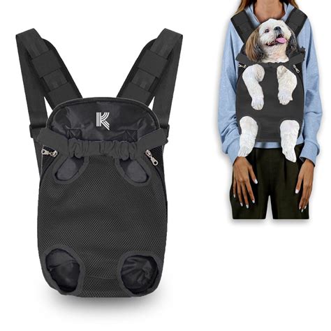 KRAPTICK pet carrier bag, pet carrier backpack, pet carrier bag for ...