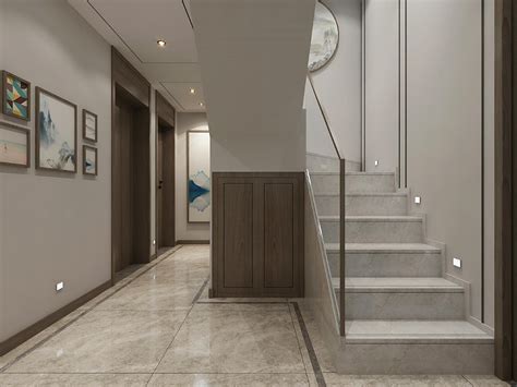 180平新中式风格复式客厅装修效果图_太平洋家居网图库