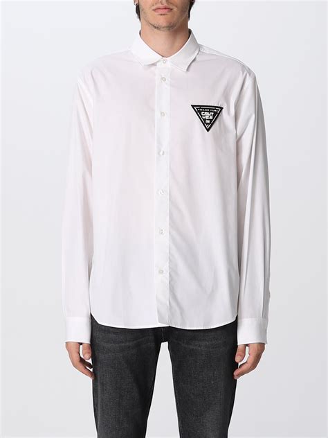 VERSACE JEANS COUTURE: Shirt men - White | Versace Jeans Couture shirt ...