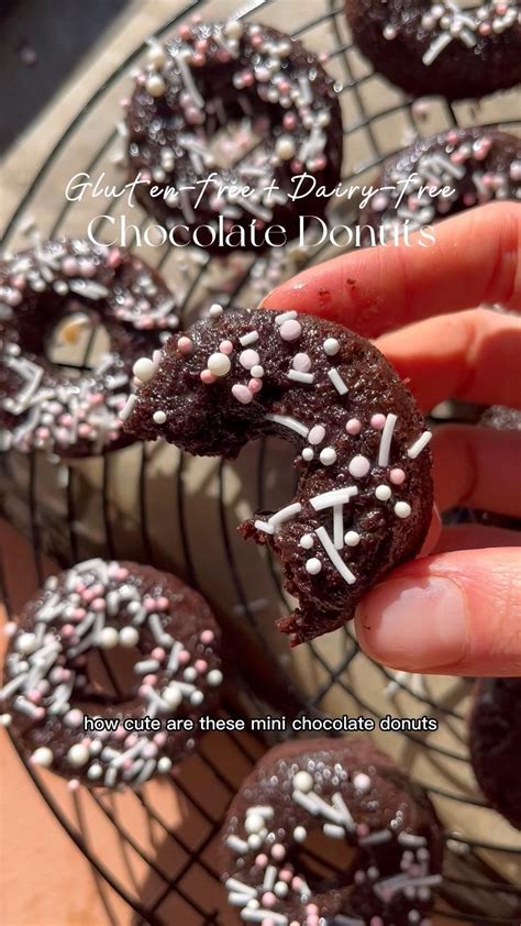 Healthy mini chocolate donuts – Artofit