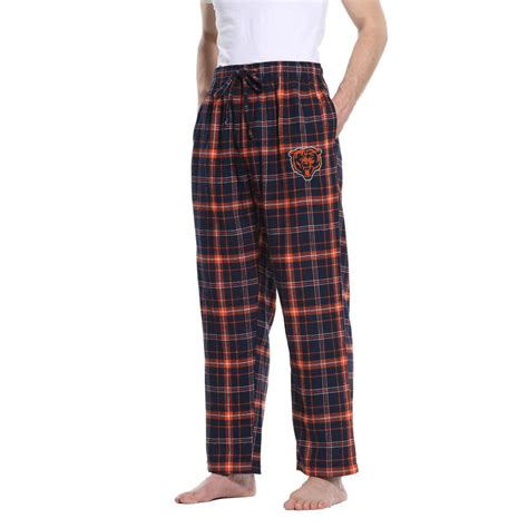 Officially Licensed Men's Plaid Flannel Pant by Concept Sports - Bears ...