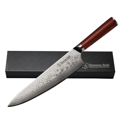 Hammer Stahl 9" Chef Knife - Damascus Series – Heritage Steel