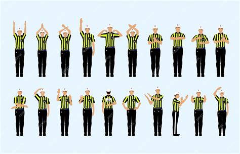 Image result for Referee Hand Signals
