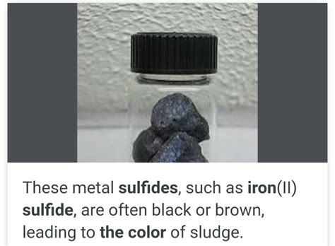 colour of iron sulphide - Brainly.in