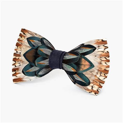 Quail Feather Bow Tie | Charleston Bow Tie | Brackish Brand