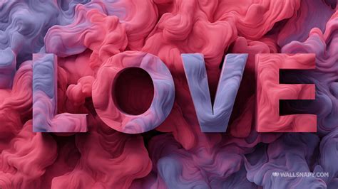 Aesthetic love 4k desktop image