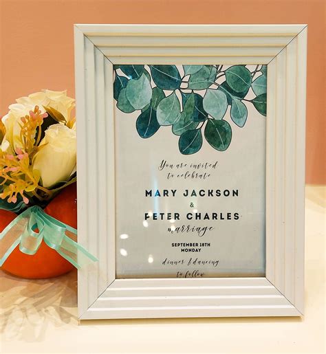 Uvz Crafts Photo Frame - Single Picture Frame, Mango Wood Border, Stand ...