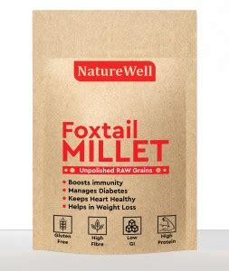 Naturewell Organics Kangni | Foxtail Millets 2 kg - Navane|Kaon|Kang ...