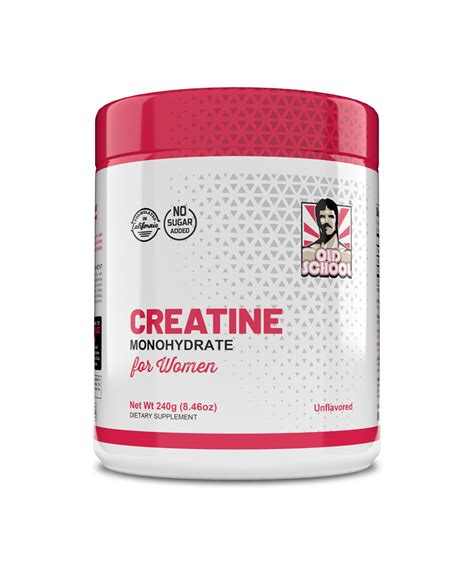 Creatine Monohydrate for Women with Collagen & BCAA | Old School Labs™