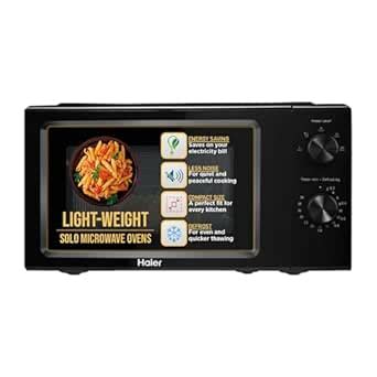 Haier 19 L Inverter Technology, Light Weight, Defrost, 5 Power Levels ...