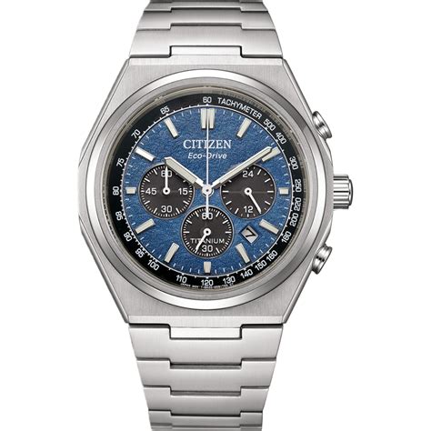 Citizen Eco-Drive Blue Dial Zenshin Chrono Watch For Men CA4610-85L ...