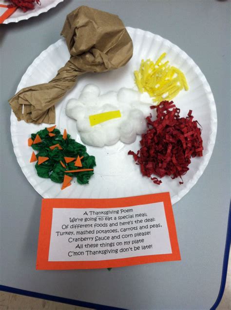 Preschool Thanksgiving Feast Craft