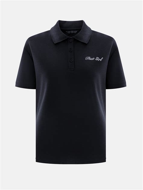 Kersey polo with embroidery :: LICHI - Online fashion store