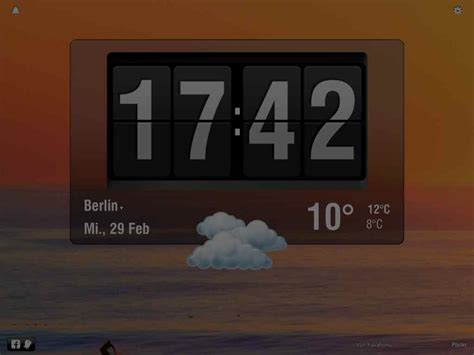 Weather Clock App 的图像结果