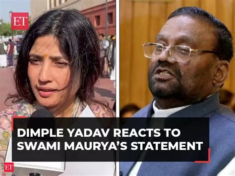 Dimple Yadav reacts to Swami Prasad Maurya’s anti-Hindu remark: 'His ...