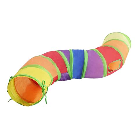 Collapsible Cat Tunnel S Shaped Cat Tube Foldable Cat Activity Center Cat Playing Tunnel Rabbit ...