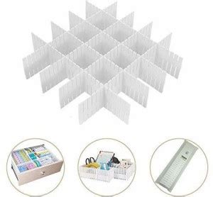 Vastarpara HOUSE White Adjustable Stretchable Interlocking Drawer ...